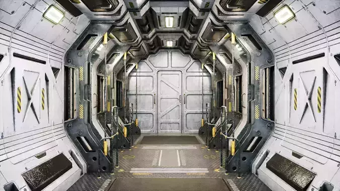 Sci Fi Corridor Marines