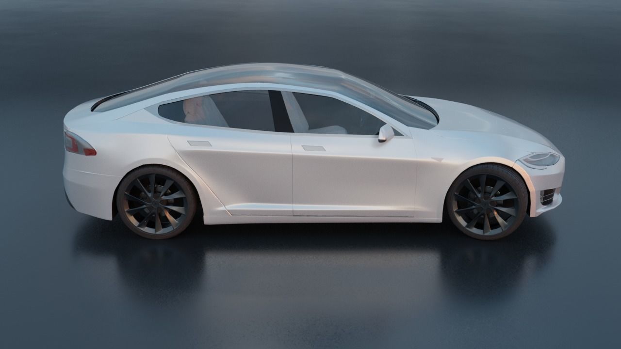 Tesla Model S All Colors High Quality Free 3D model_10