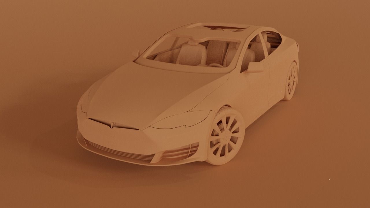 Tesla Model S All Colors High Quality Free 3D model_12