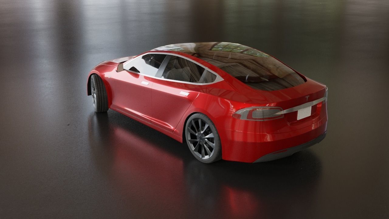 Tesla Model S All Colors High Quality Free 3D model_5