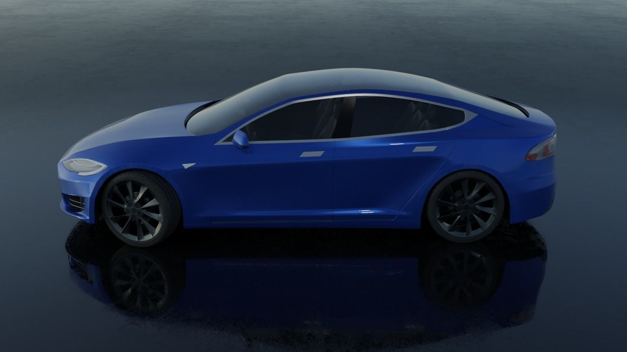 Tesla Model S All Colors High Quality Free 3D model_6
