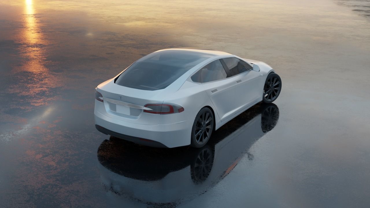 Tesla Model S All Colors High Quality Free 3D model_11