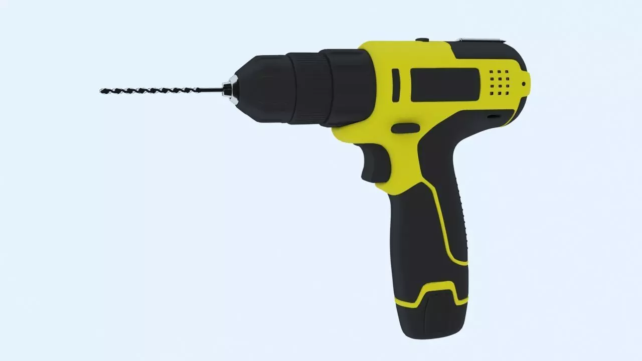 drill electric Free 3D model