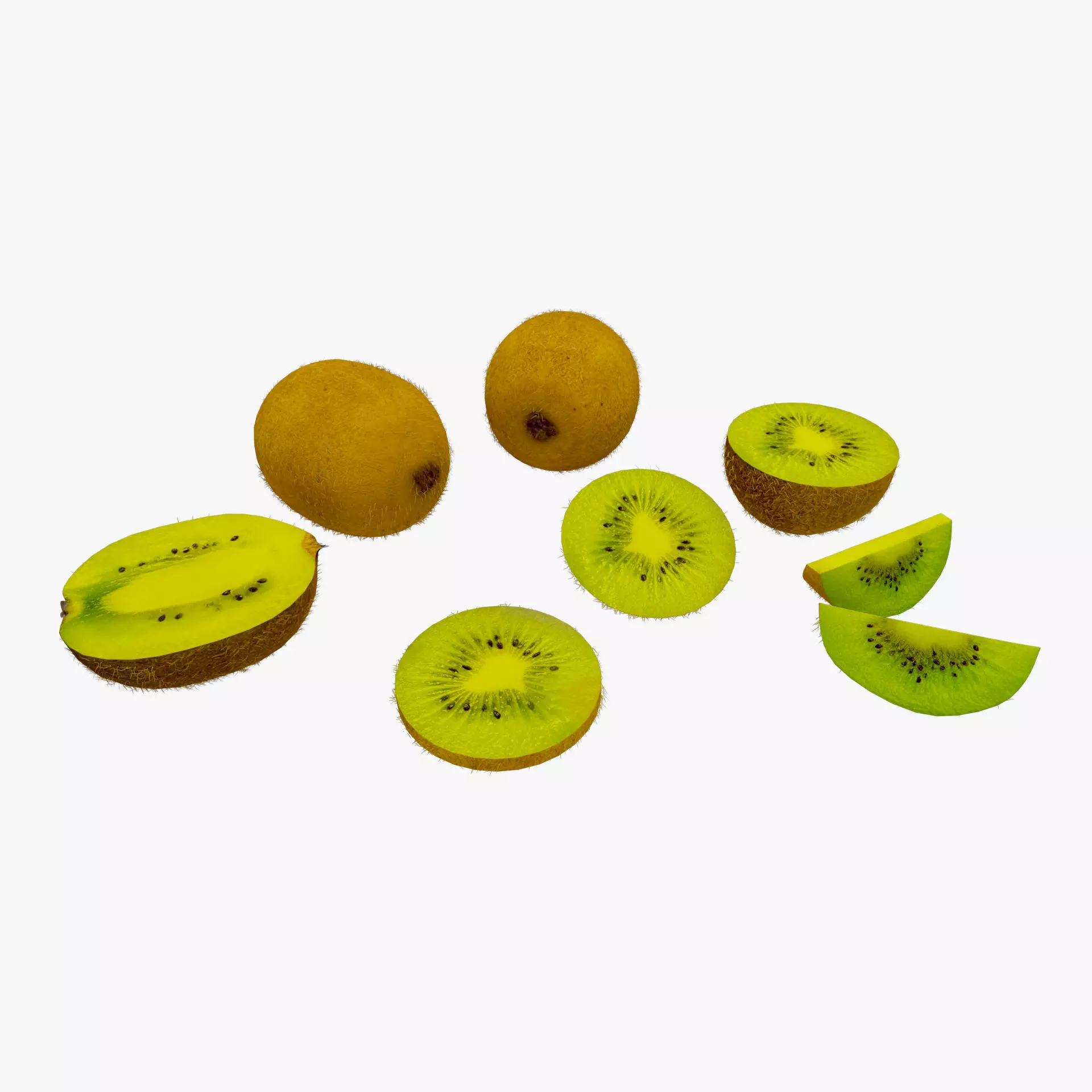 Kiwi Fruit 1 3D model