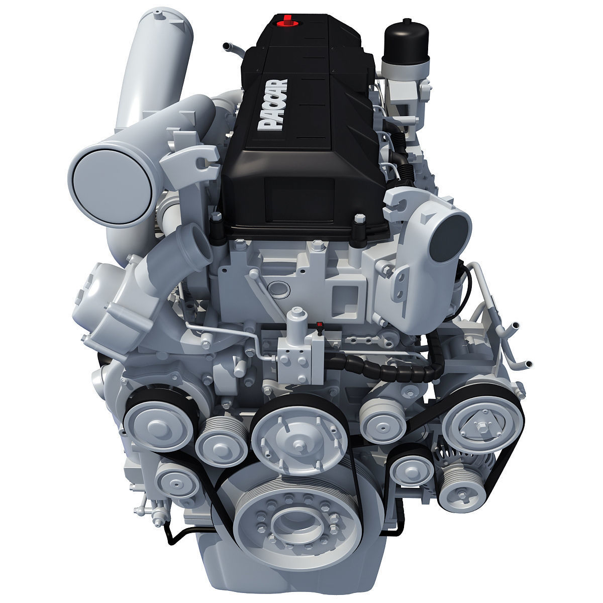 Peterbilt Kenworth DAF Engine PACCAR 3D model_6