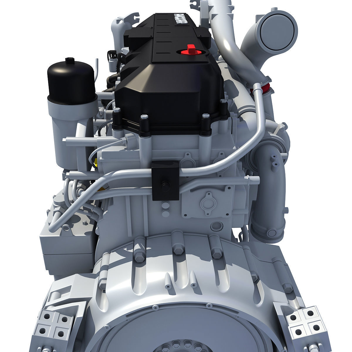 Peterbilt Kenworth DAF Engine PACCAR 3D model_11