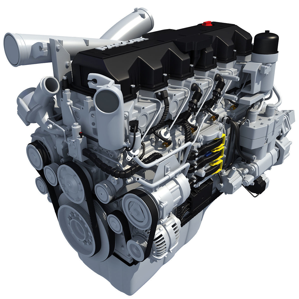 Peterbilt Kenworth DAF Engine PACCAR 3D model_1