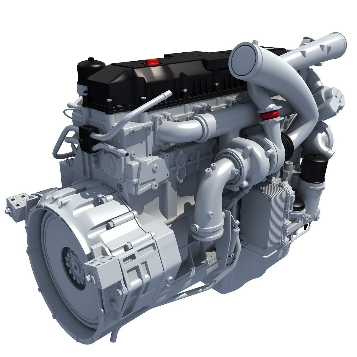 Peterbilt Kenworth DAF Engine PACCAR 3D model_3