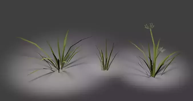 Grass Low-poly 3D model