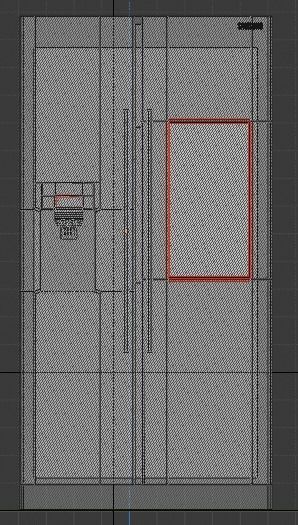 MODERN FRIDGE Free low-poly 3D model_5