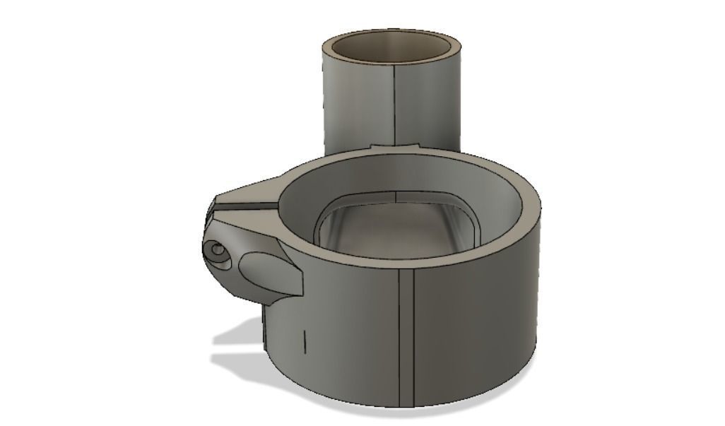 cnc vacuum attachment 65mm Free 3D print model_3
