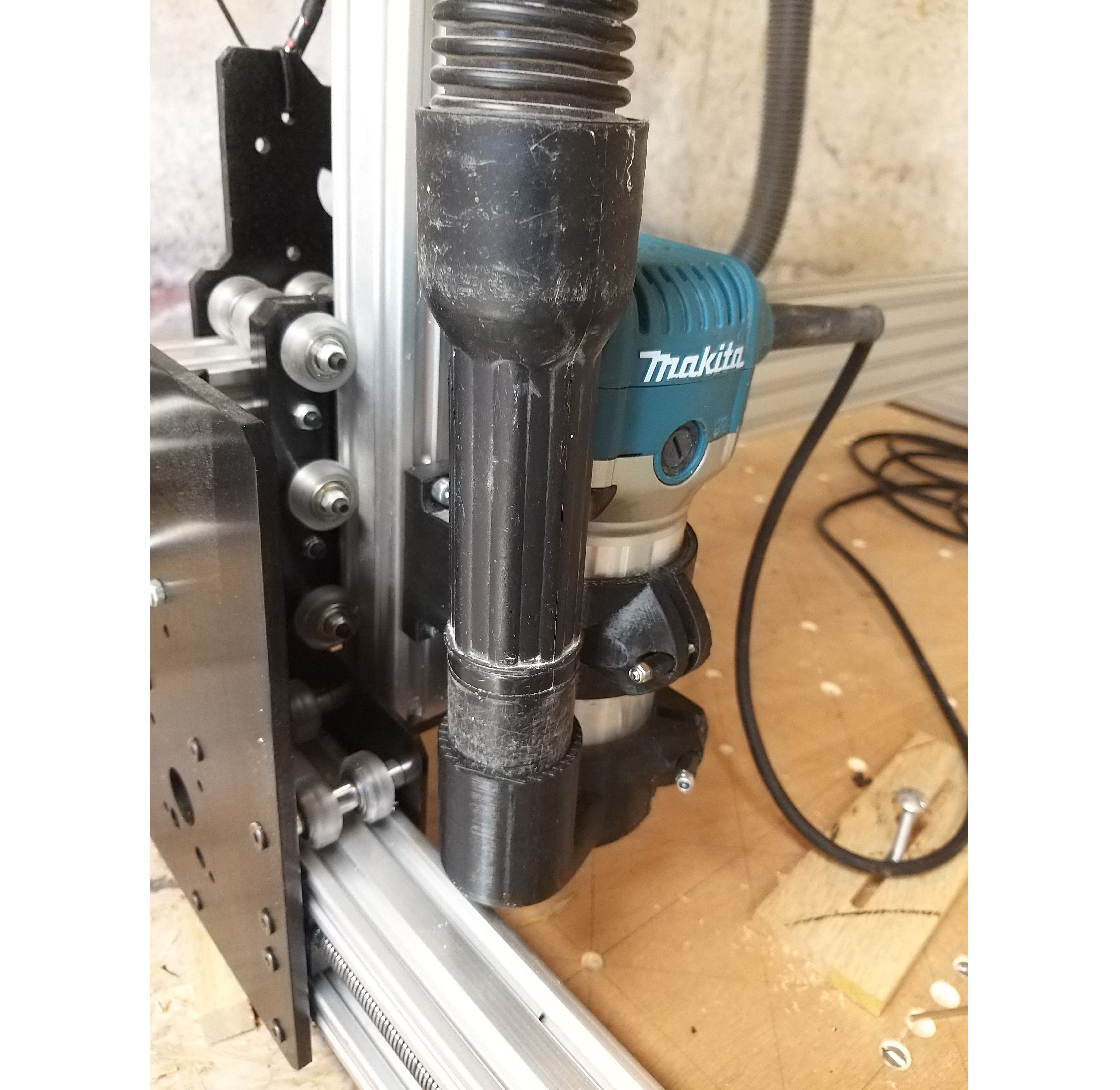 cnc vacuum attachment 65mm Free 3D print model_9