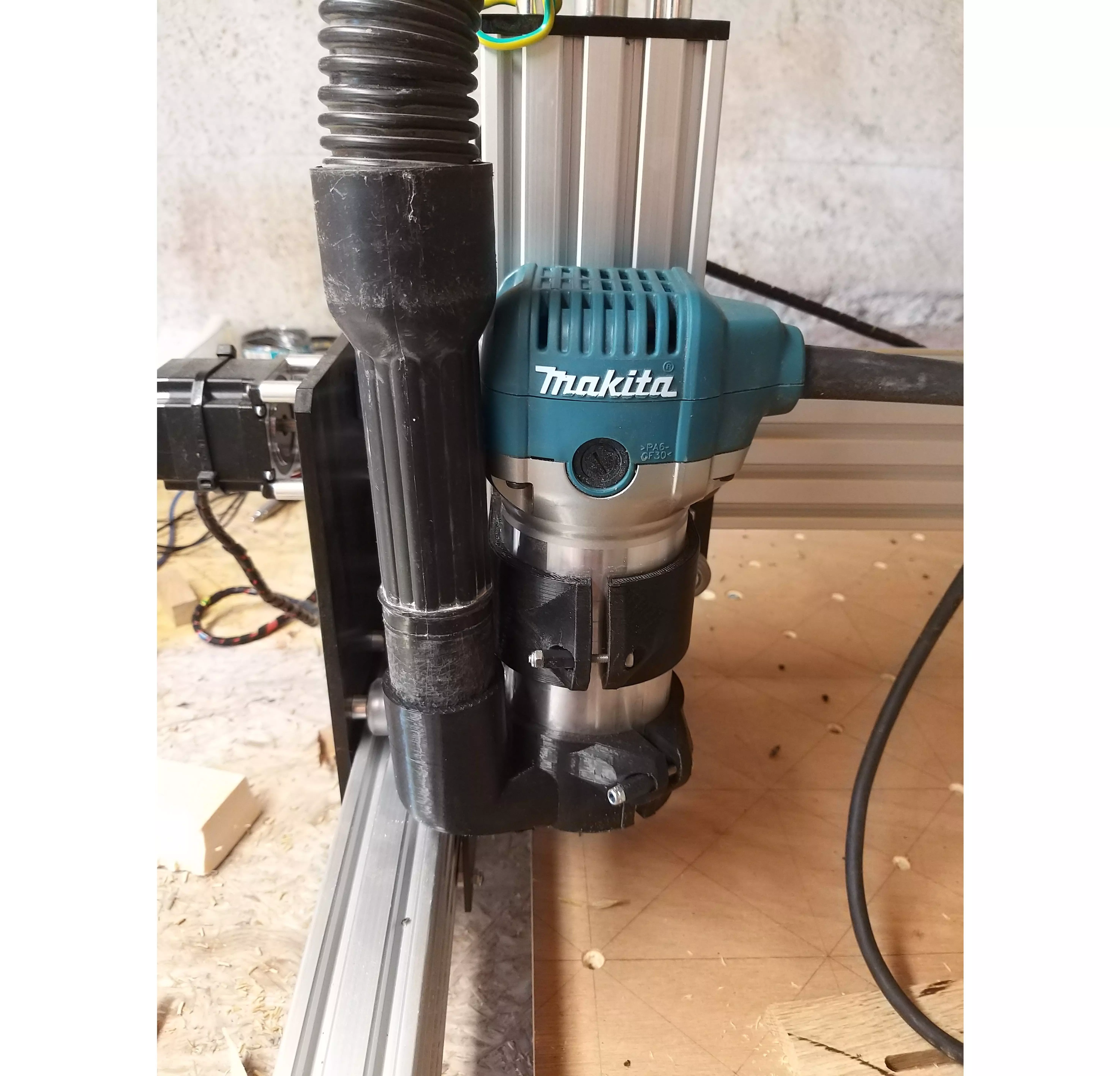 cnc vacuum attachment 65mm Free 3D print model_0