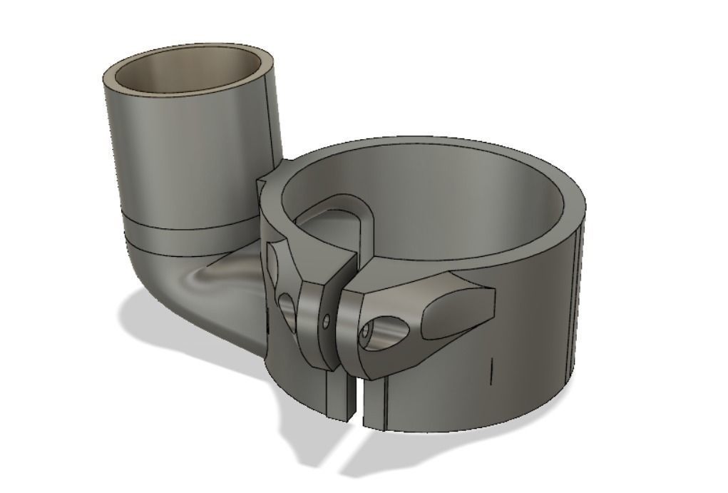 cnc vacuum attachment 65mm Free 3D print model_2