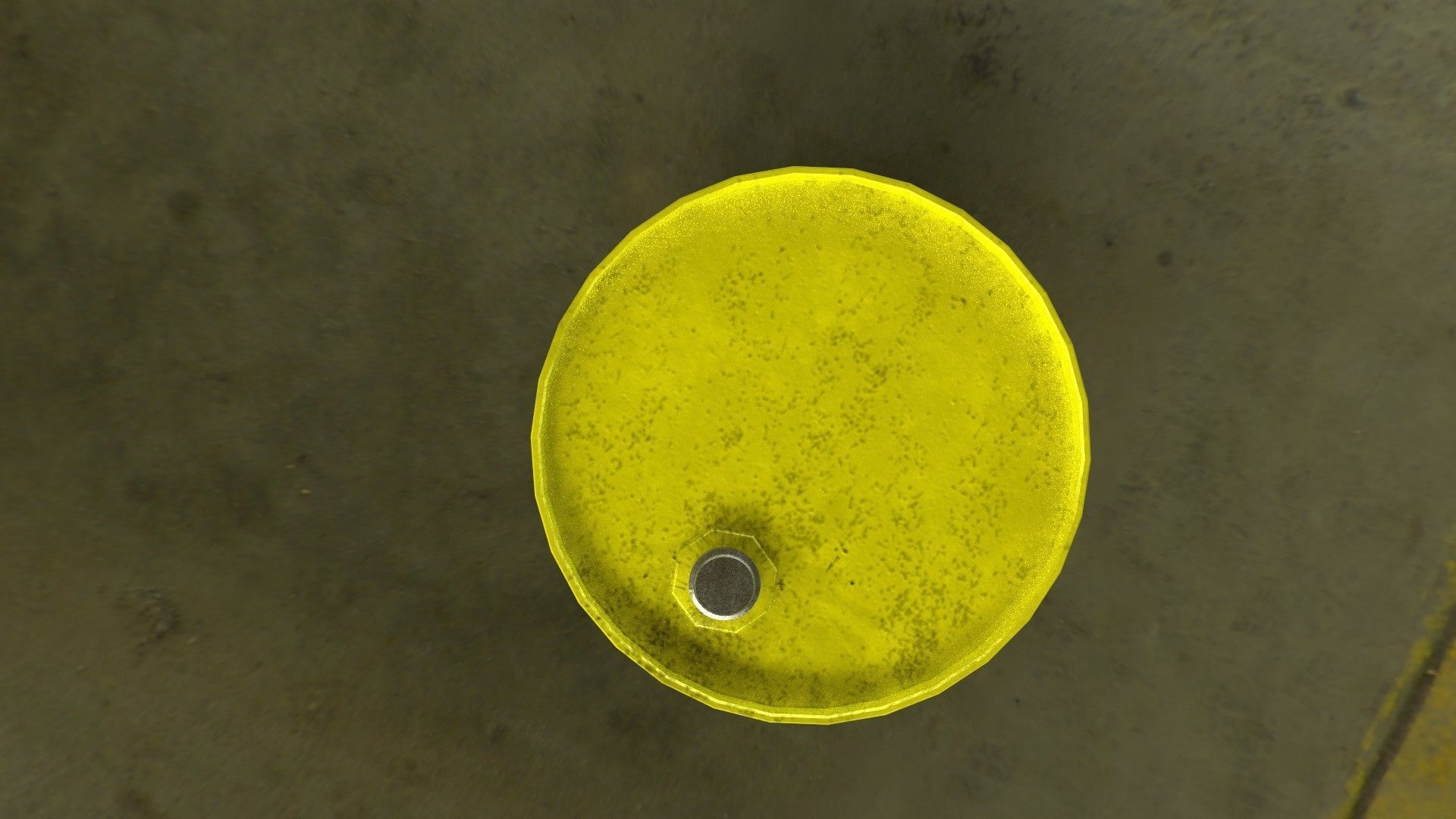 barrel  plus 4 different  PBR  texture Low-poly 3D model_5