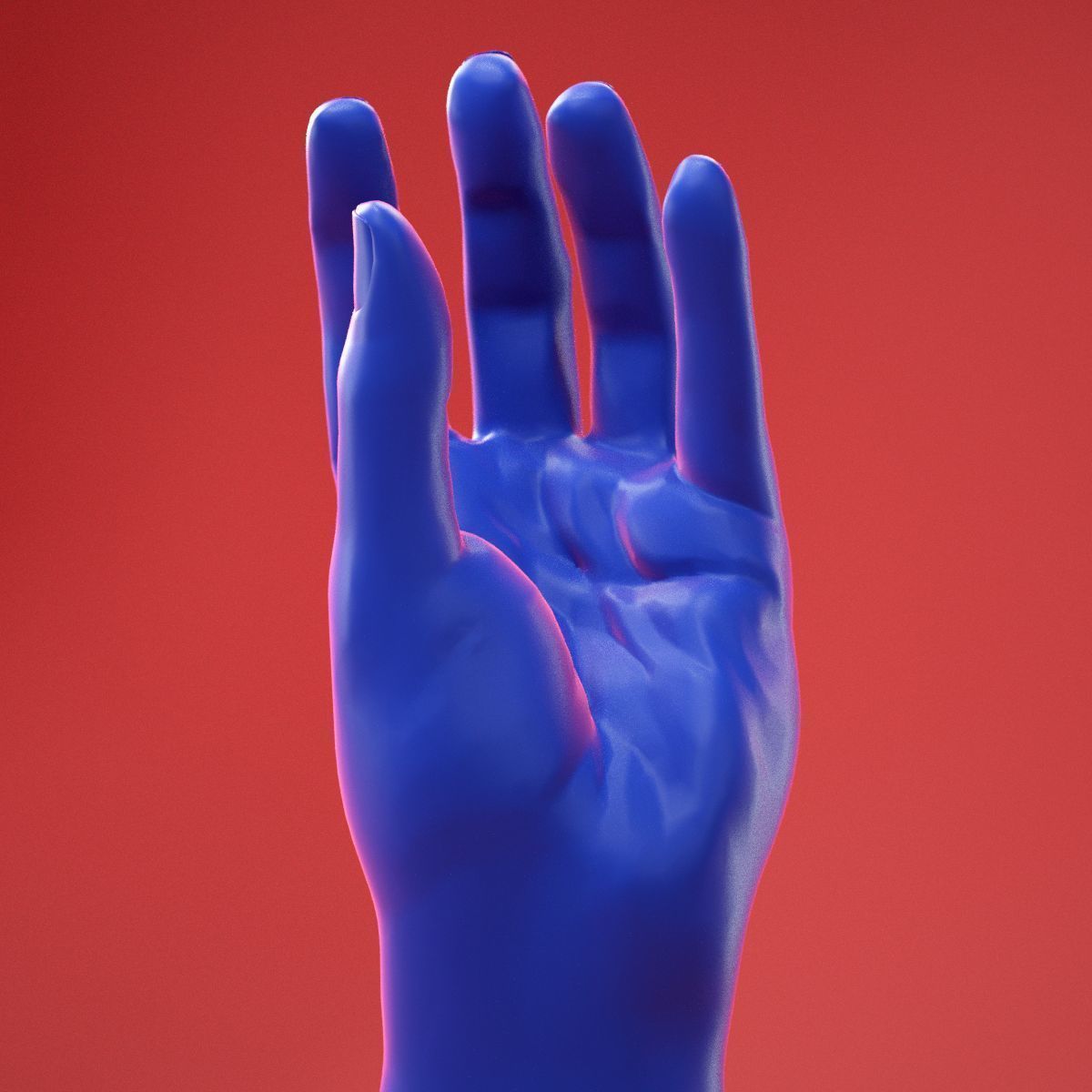 Male Hand 7 3D model_10