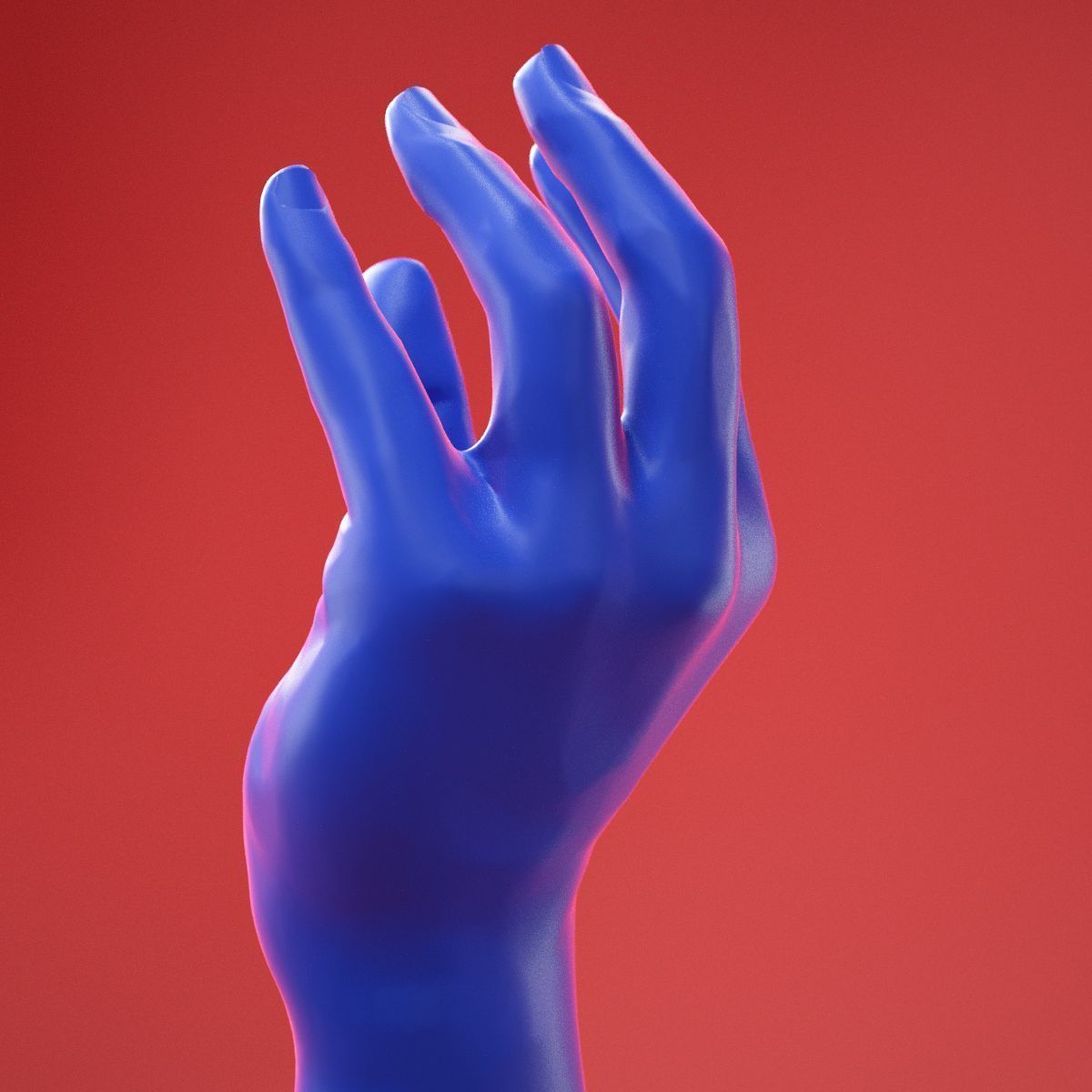 Male Hand 7 3D model_6
