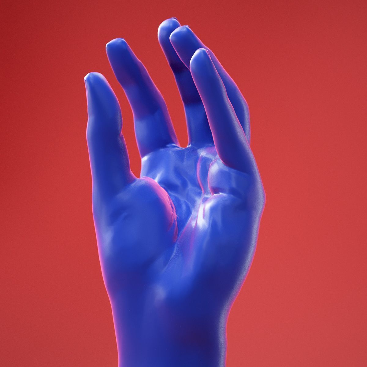 Male Hand 7 3D model_9