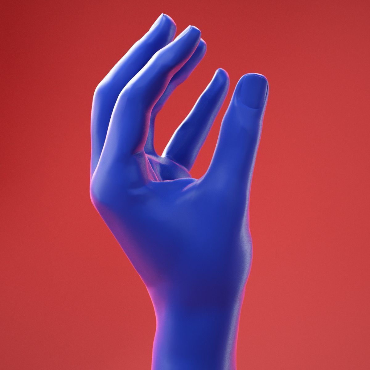 Male Hand 7 3D model_1