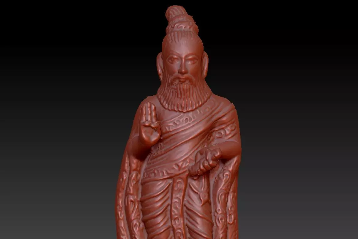 Indian Tamil Ancient Saint THIRUVALLUVAR  3D print model_0