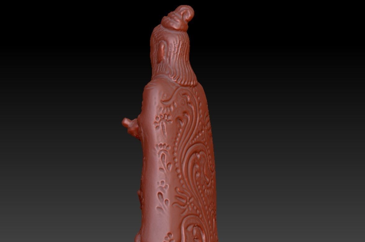Indian Tamil Ancient Saint THIRUVALLUVAR  3D print model_3