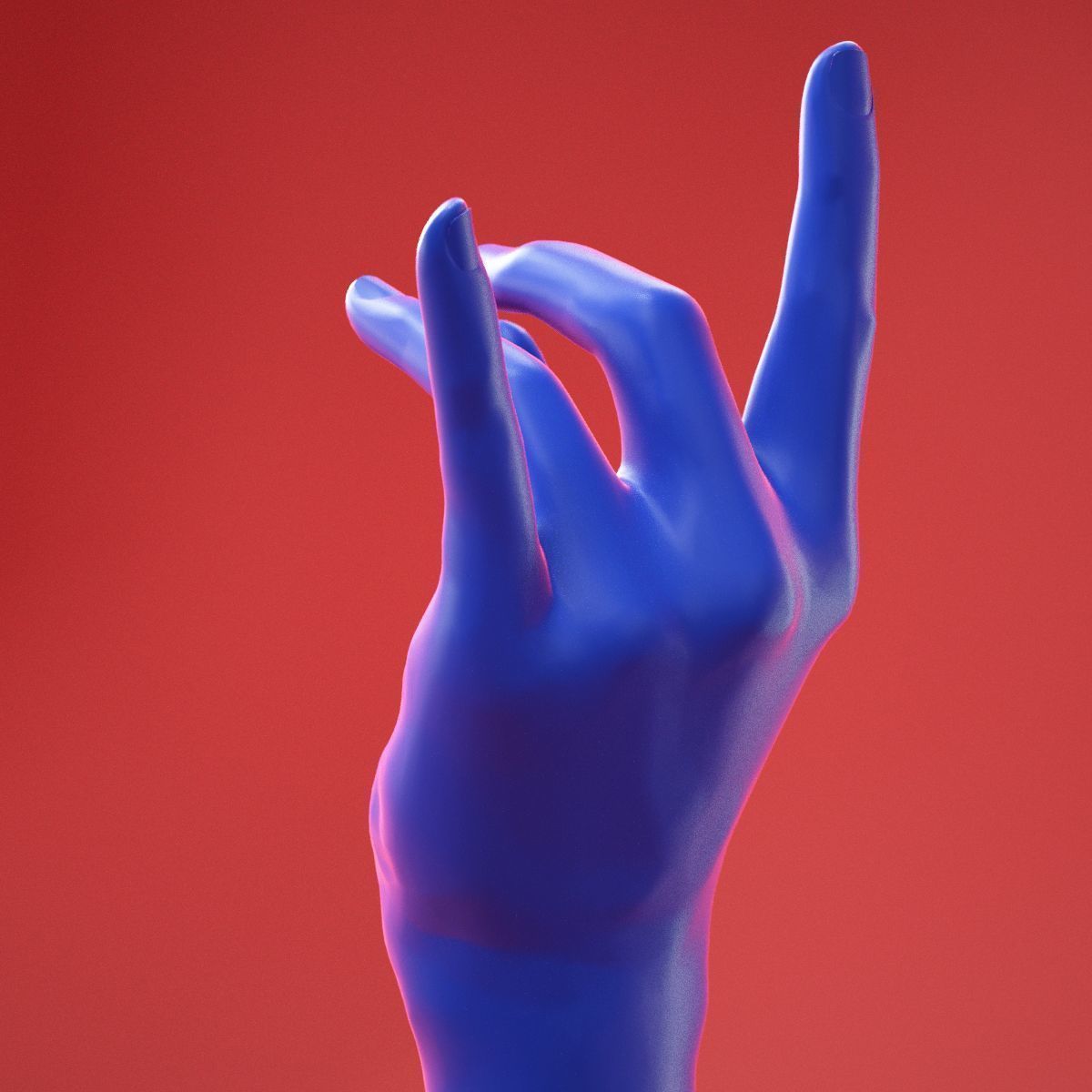 Male Hand 28 3D model_10
