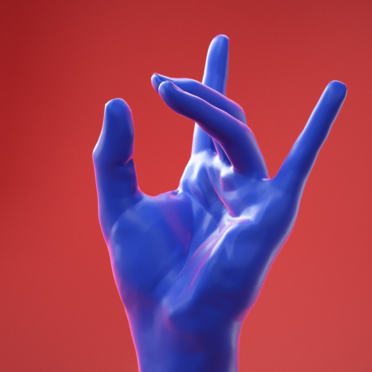Male Hand 28 3D model_1