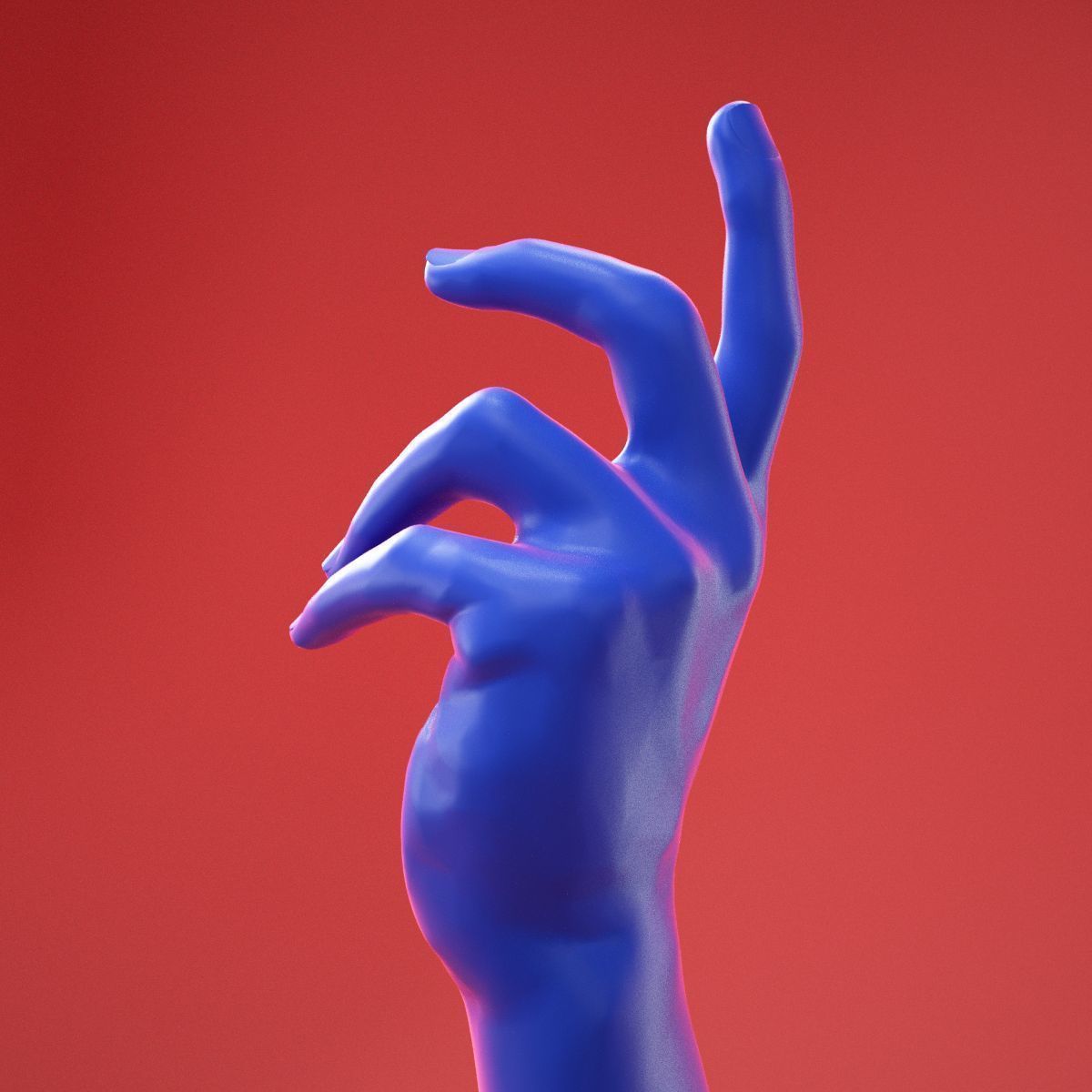Male Hand 27 3D model_8
