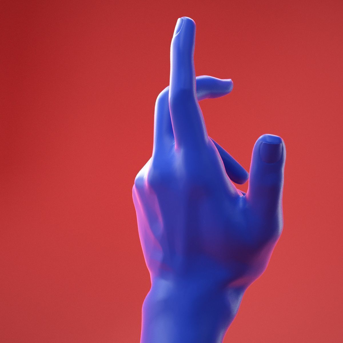 Male Hand 27 3D model_4