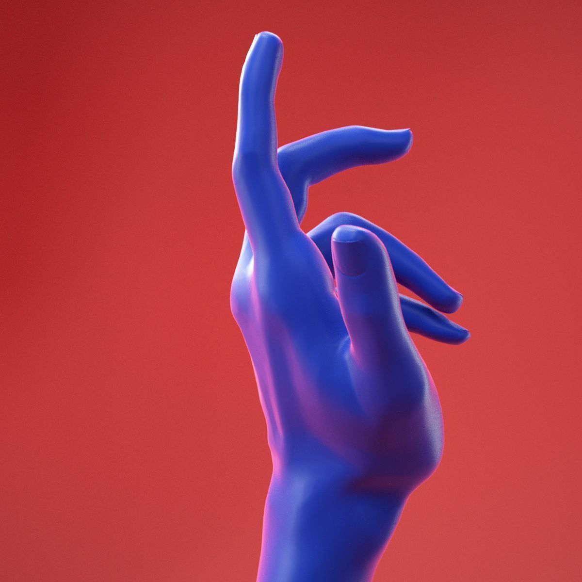 Male Hand 27 3D model_3