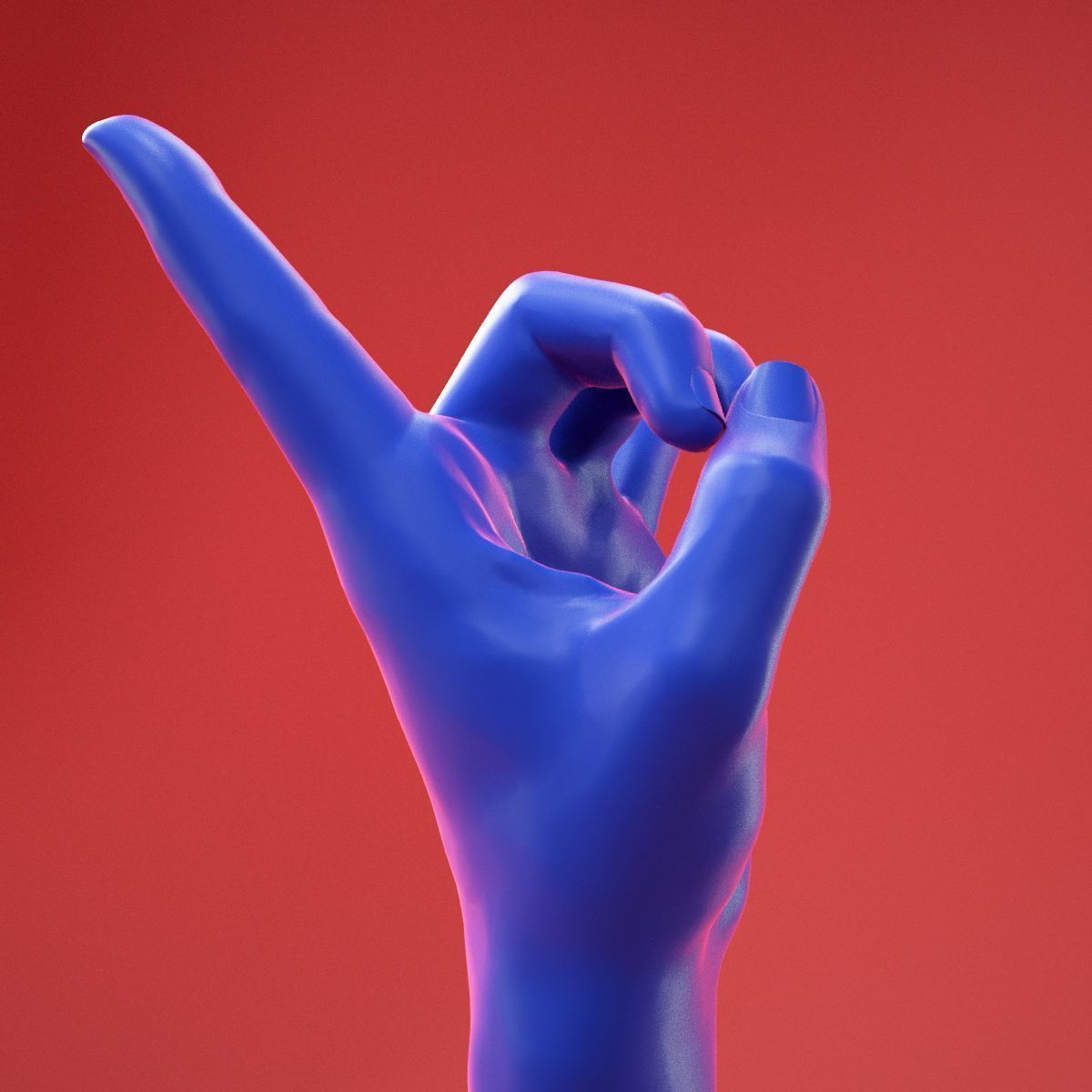 Male Hand 26 3D model_1