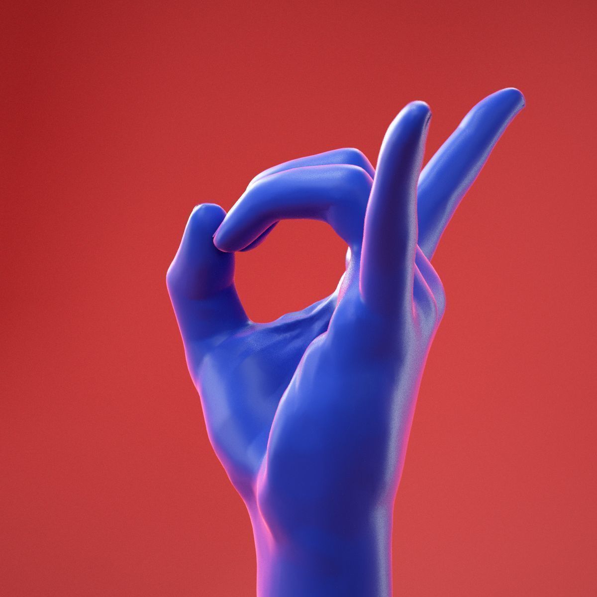 Male Hand 26 3D model_8