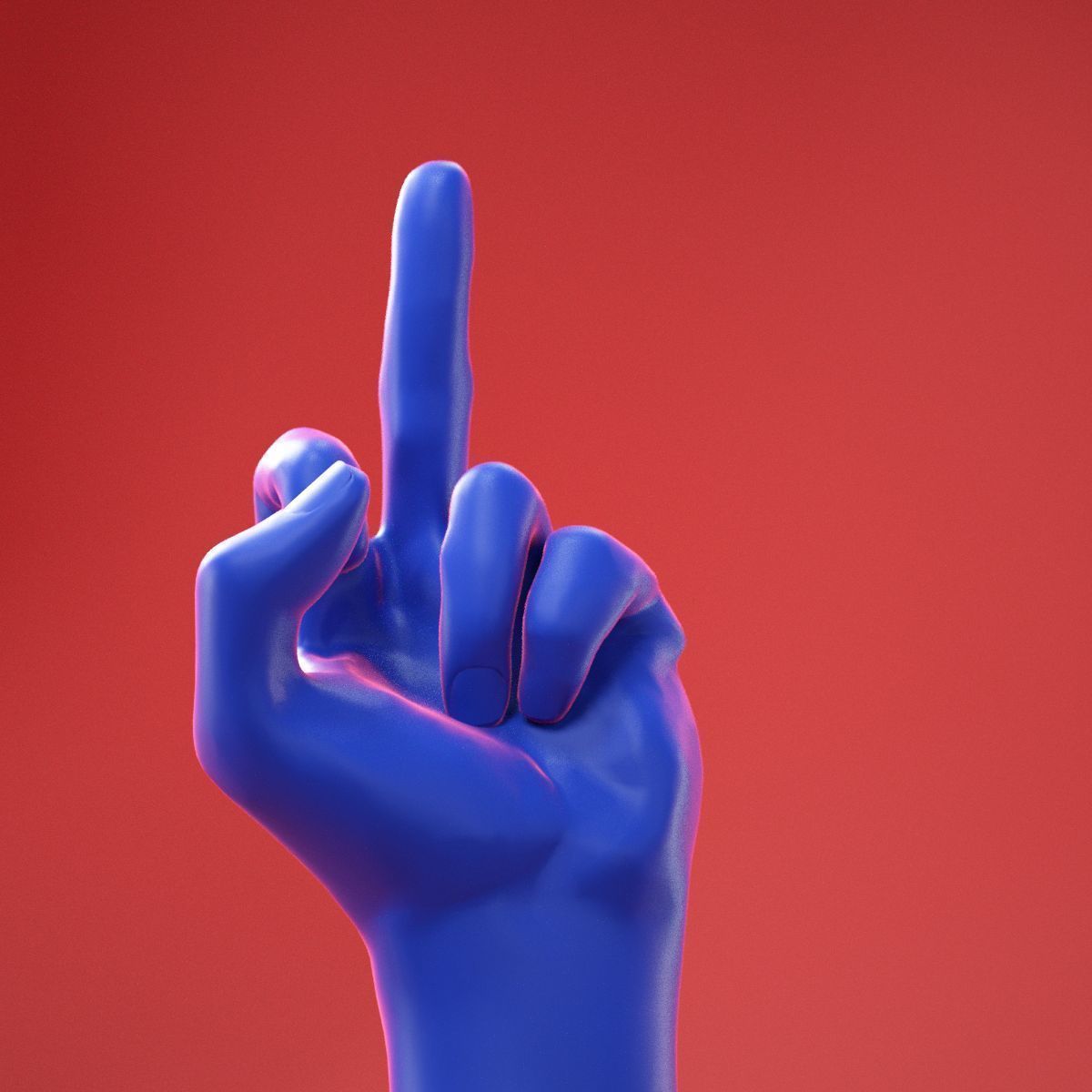 Male Hand 25 3D model_3