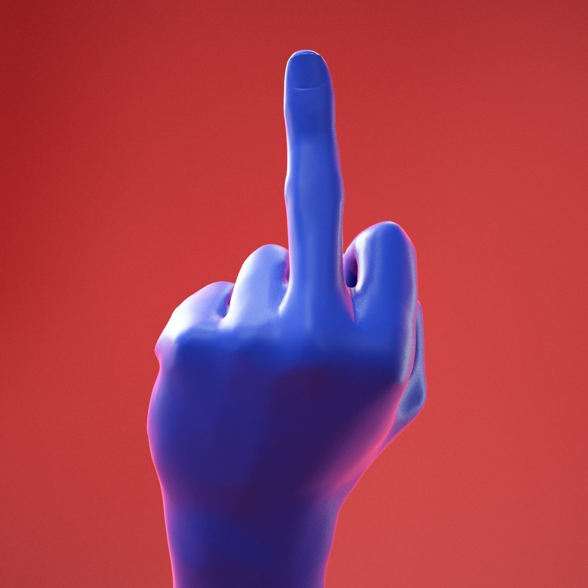 Male Hand 25 3D model_9