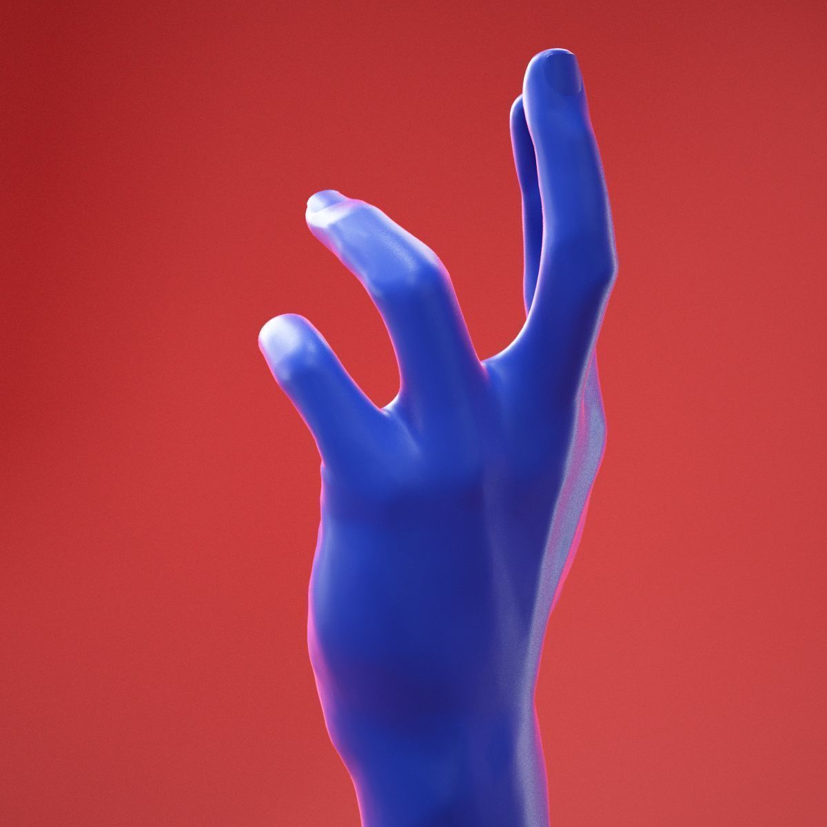 Male Hand 24 3D model_7