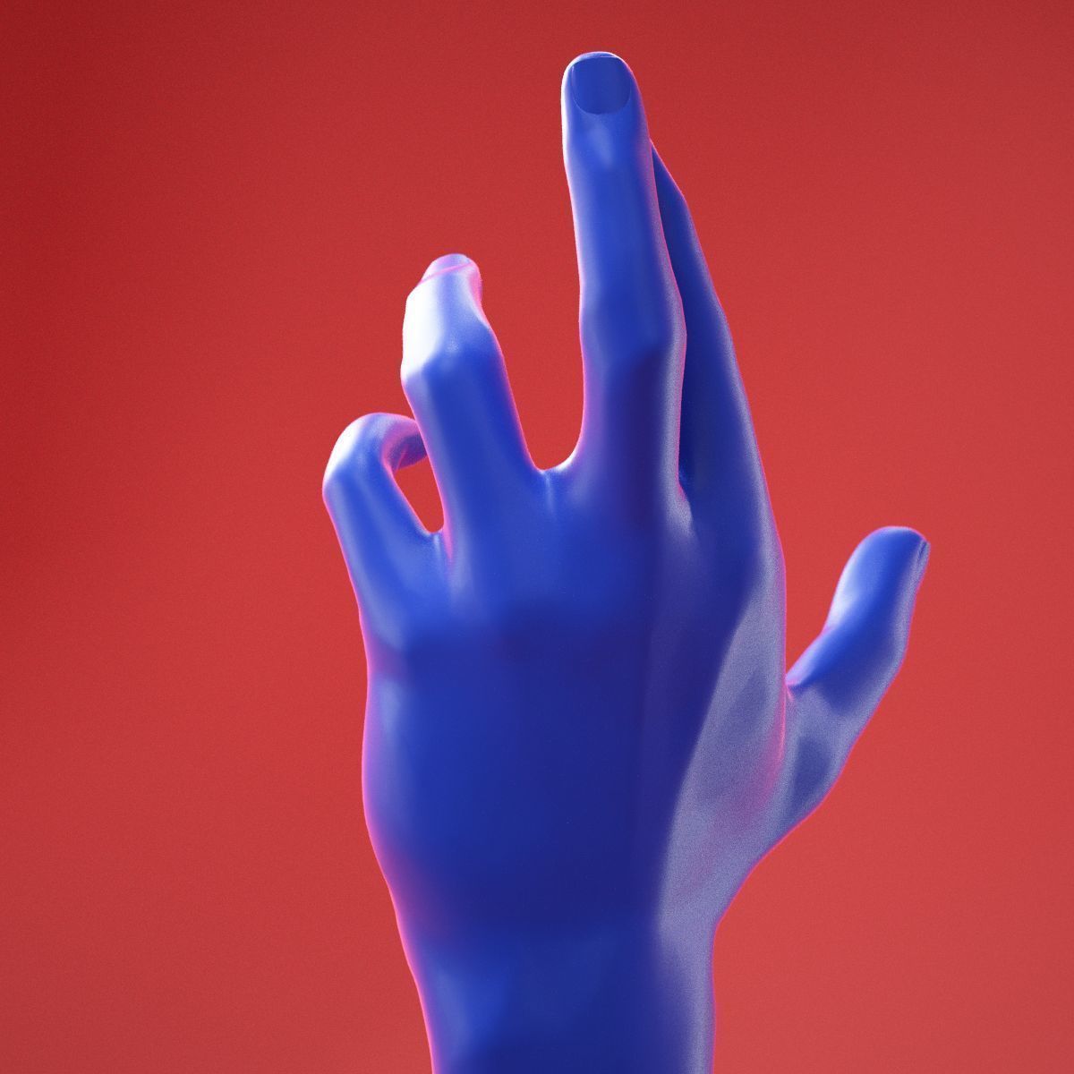 Male Hand 24 3D model_6