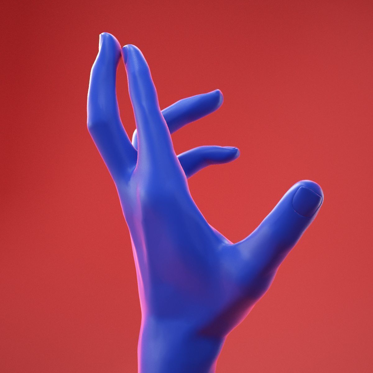 Male Hand 24 3D model_3
