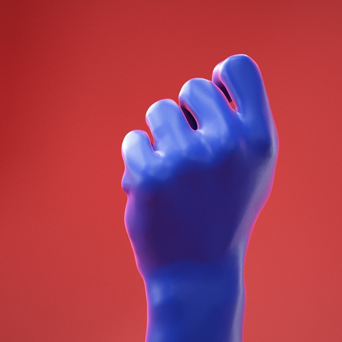 Male Hand 23 3D model_9