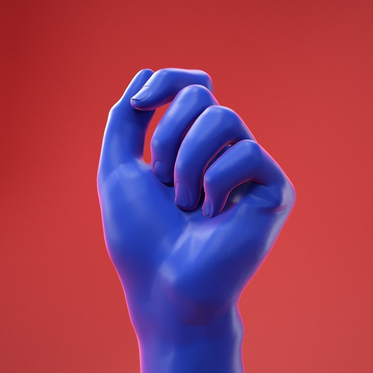 Male Hand 23 3D model_1