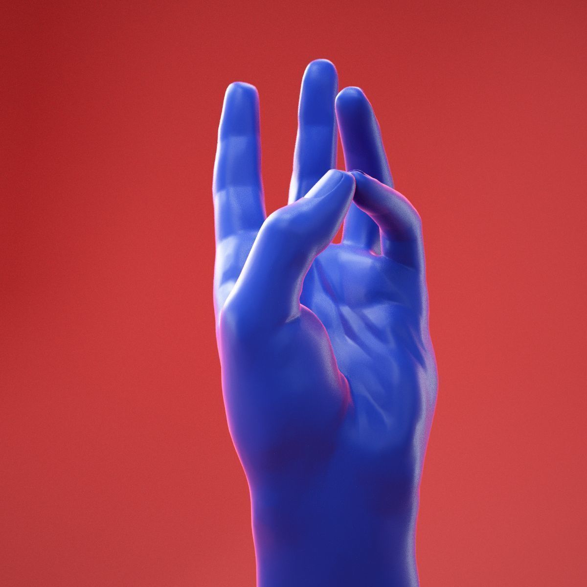Male Hand 22 3D model_2