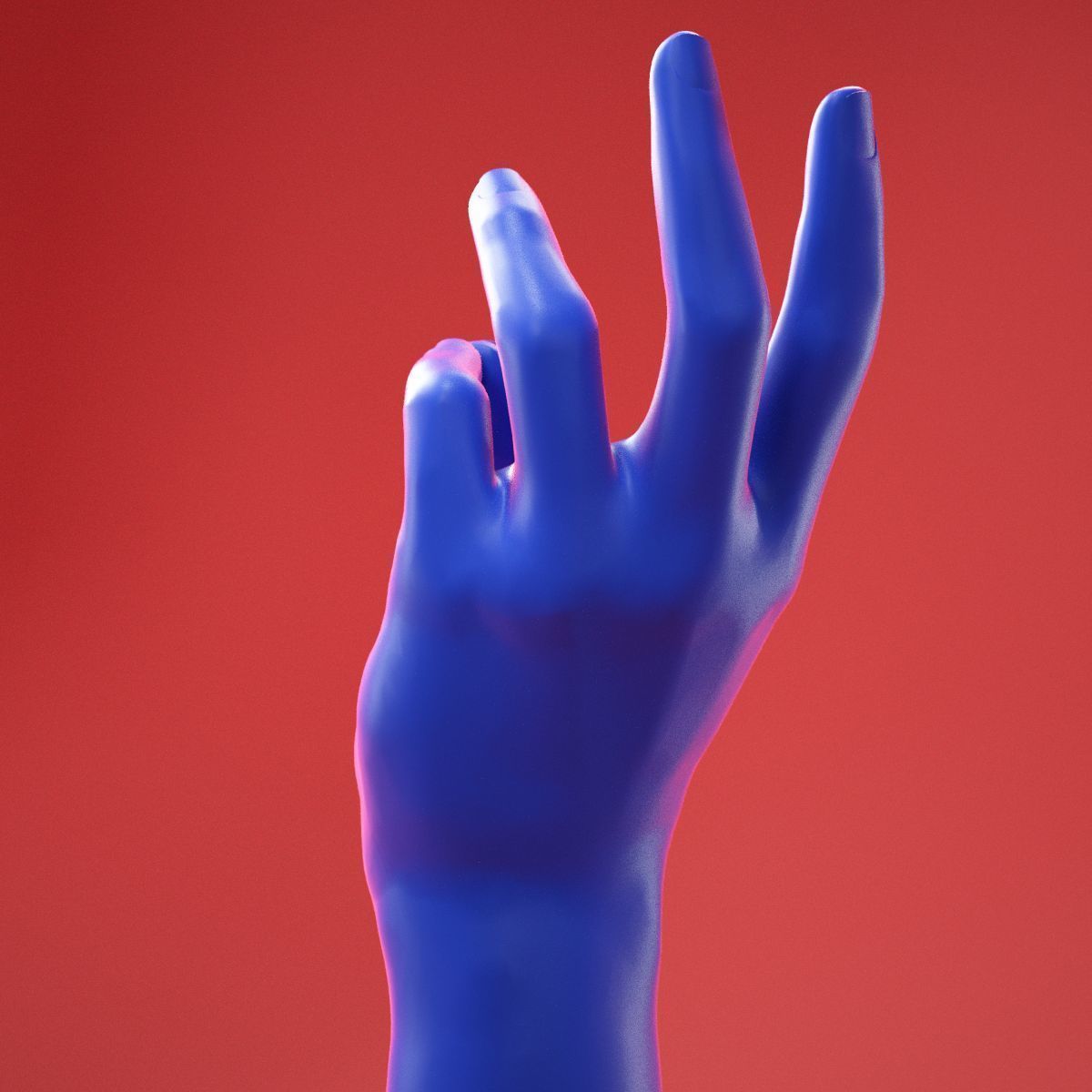 Male Hand 22 3D model_9