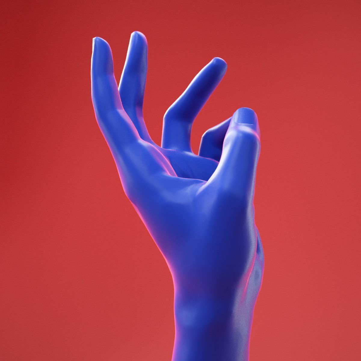 Male Hand 22 3D model_4