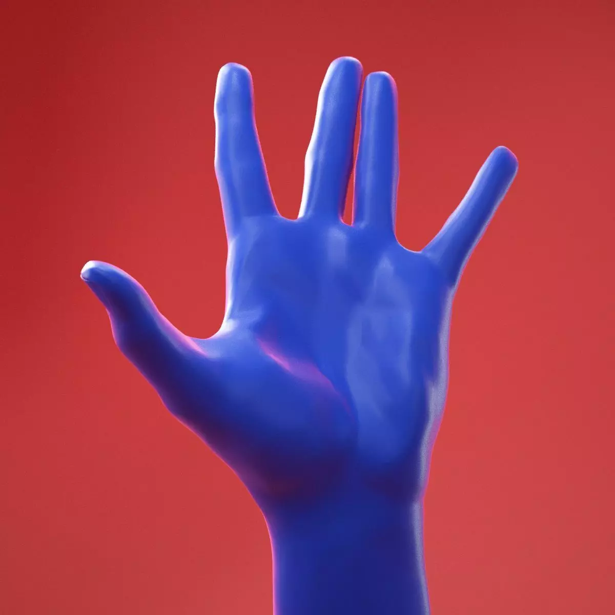Male Hand 21 3D model_0