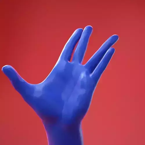 Male Hand 20 3D model