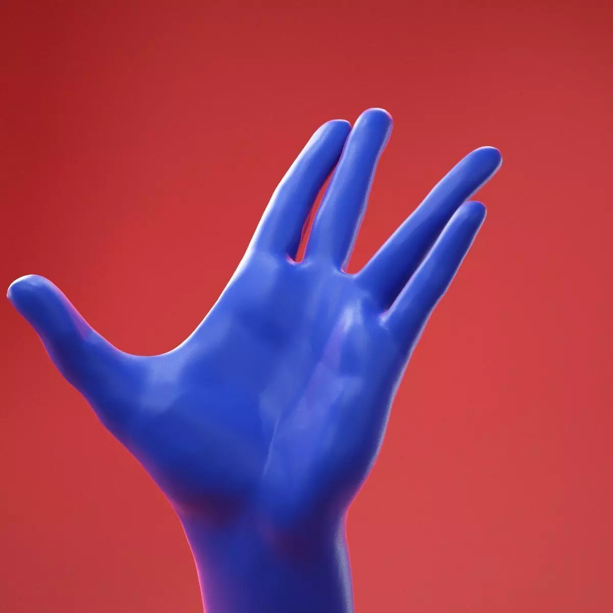 Male Hand 20 3D model_0
