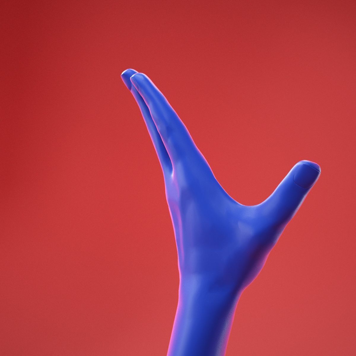Male Hand 20 3D model_4