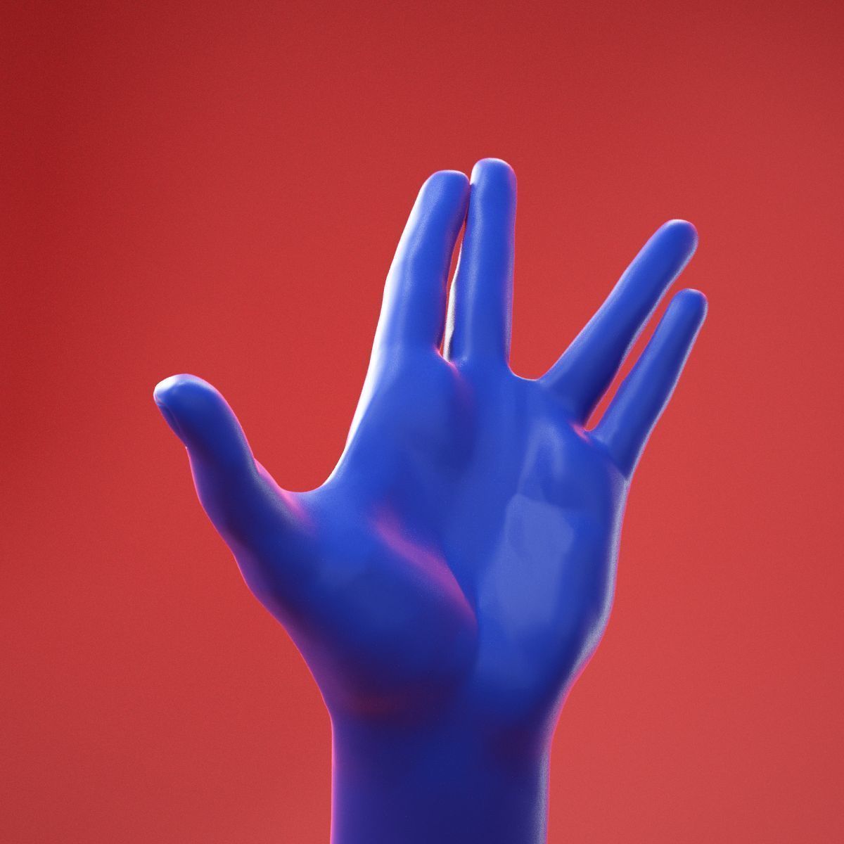 Male Hand 20 3D model_1
