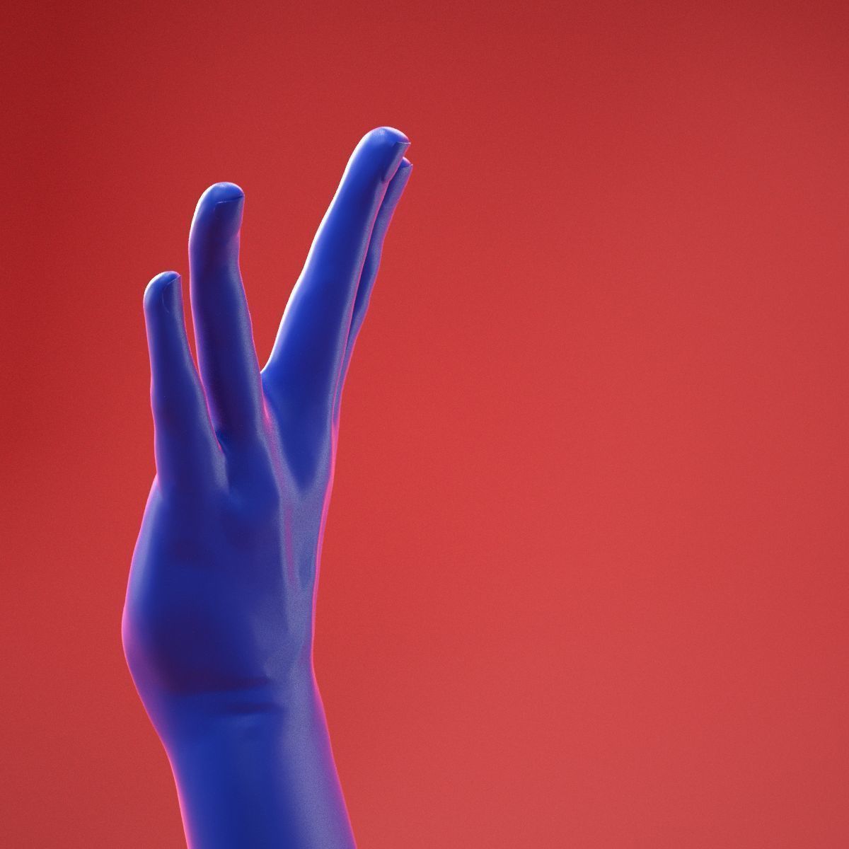 Male Hand 20 3D model_9