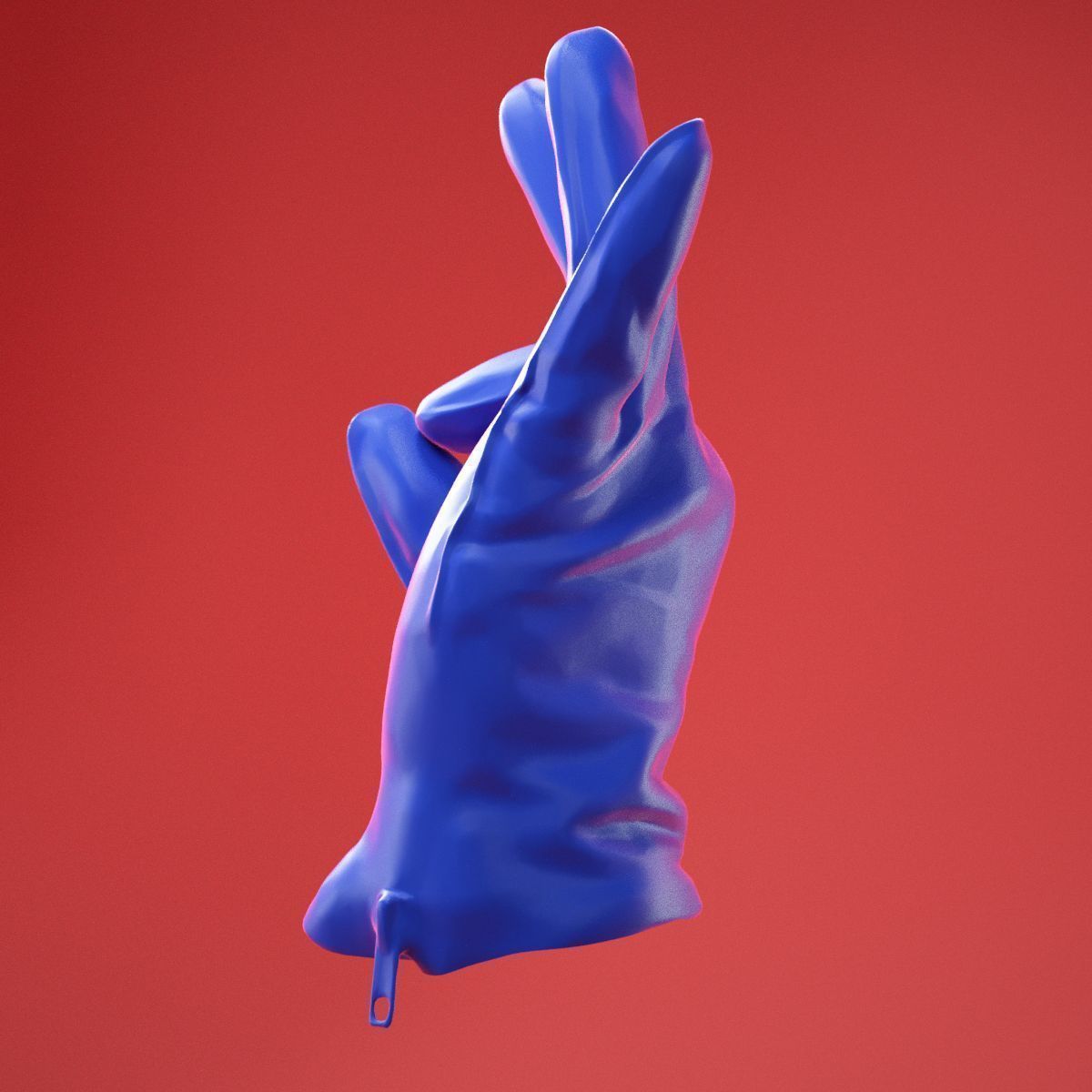 Male Gloved Hand 18 3D model_10