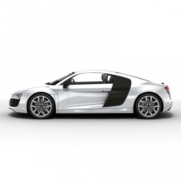 Audi R8 V10 2010 3D model_3